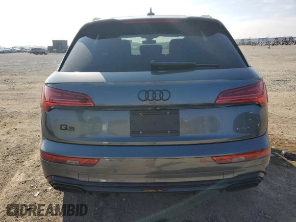 2024 Audi Q5 S line Premium Plus with VIN WA1E2AFY3R2102696, listed as a Copart auction lot 46238485 with 4,754 mi miles and Salvage title. Bid and sale history available at DreamBid. Image 6.