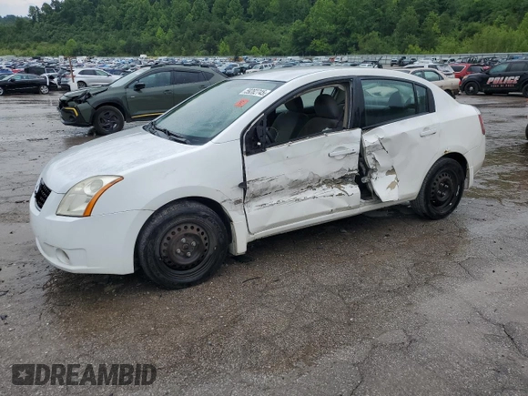 2008 Nissan Sentra S with VIN 3N1AB61E28L715598, listed as a Copart auction lot 59282745 with Not provided miles and Salvage title. Bid and sale history available at DreamBid. Image 1.