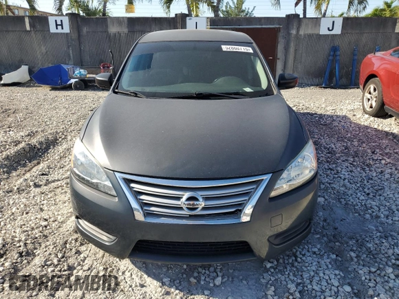 2015 Nissan Sentra SV with VIN 3N1AB7AP3FL636039, listed as a Copart auction lot 52860715 with 139,479 mi miles and Salvage Title. Bid and sale history available at carsss.com. Image 5.