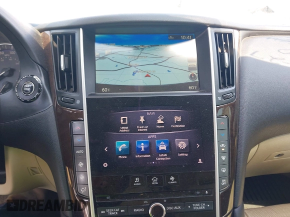 2014 Infiniti Q50 Premium with VIN JN1BV7AP3EM680901, listed as a IAAI auction lot 42143210 with 205,625 mi miles and . Bid and sale history available at carsss.com. Image 13.