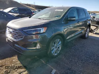 2019 Ford Edge Titanium with VIN 2FMPK4K97KBB81624, listed as a Copart auction lot 46874745 with 50,886 mi miles and Salvage Title. Bid and sale history available at carsss.com. Image 1.
