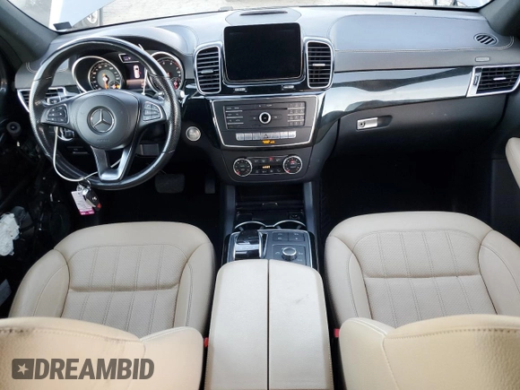 2017 Mercedes-Benz GLS 450 with VIN 4JGDF6EE7HA923732, listed as a Copart auction lot 78554503 with 47,698 mi miles and . Bid and sale history available at DreamBid. Image 8.
