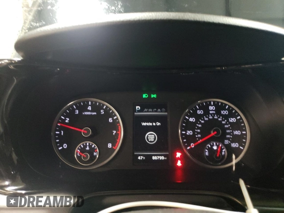 2022 Kia K5 GT with VIN 5XXG44J86NG153745, listed as a Copart auction lot 47541255 with 88,799 mi miles and Salvage Title. Bid and sale history available at carsss.com. Image 9.