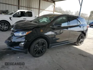 2020 Chevrolet Equinox LT with VIN 2GNAXLEX4L6189116, listed as a Copart auction lot 45707755 with 81,495 mi miles and Salvage Title. Bid and sale history available at carsss.com. Image 1.