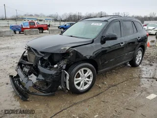 2012 Hyundai Santa Fe Limited with VIN 5XYZK3AB7CG094427, listed as a Copart auction lot 43976755 with 93,276 mi miles and Non Repairable. Bid and sale history available at carsss.com. Image 1.