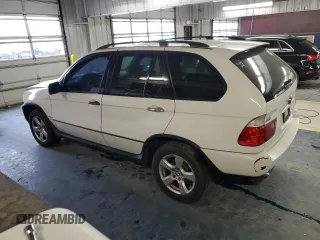 2001 BMW X5 3.0i with VIN WBAFA53531LM77837, listed as a Copart auction lot 41672225 with 185,771 mi miles and Salvage Title. Bid and sale history available at carsss.com. Image 2.
