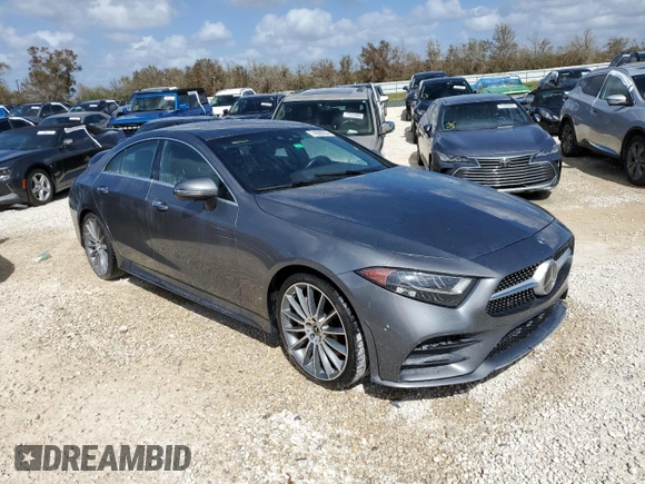 2019 Mercedes-Benz CLS with VIN WDD2J5JB7KA041330, listed as a Copart auction lot 74390634 with 0 mi miles and Non Repairable. Bid and sale history available at carsss.com. Image 4.