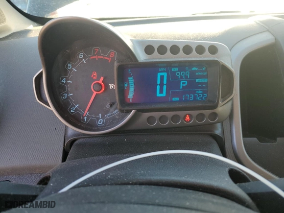 2015 Chevrolet Sonic LT with VIN 1G1JC5SH9F4143728, listed as a Copart auction lot 45989585 with 173,722 mi miles and Salvage Title. Bid and sale history available at carsss.com. Image 9.