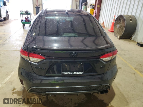 2022 Toyota Corolla SE with VIN JTDS4MCE9NJ097146, listed as a Copart auction lot 51143675 with 81,247 mi miles and Salvage Title. Bid and sale history available at DreamBid. Image 6.