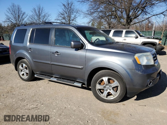 2012 Honda Pilot EX-L with VIN 5FNYF4H76CB028501, listed as a Copart auction lot 47293785 with 286,061 mi miles and Salvage Title. Bid and sale history available at DreamBid. Image 4.