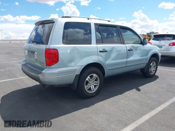 2003 Honda Pilot EX with VIN 2HKYF184X3H514170, listed as a IAAI auction lot 41678184 with 153,504 mi miles. Bid and sale history available at carsss.com. Image 6.
