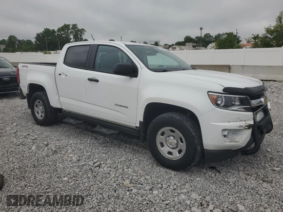 2020 Chevrolet Colorado 4WD Work Truck with VIN 1GCGTBEN4L1242360, listed as a Copart auction lot 58820455 with 29,208 mi miles and Salvage title. Bid and sale history available at DreamBid. Image 4.
