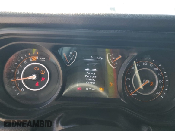 2025 Jeep Wrangler Sport S z VIN 1C4PJXDN6SW511299, wystawiony jako Copart lot #52954515 z przebiegiem 1 679 mil mil oraz Szkoda całkowita • Salvage title. Historia ofert i sprzedaży dostępna na DreamBid. Obrazek 9.