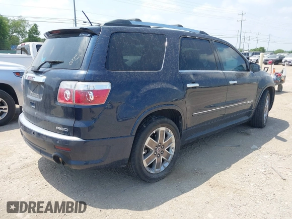 2012 GMC Acadia Denali z VIN 1GKKVTED5CJ274790, wystawiony jako IAAI lot #42331458 z przebiegiem 111 842 mil mil oraz . Historia ofert i sprzedaży dostępna na DreamBid. Obrazek 4.