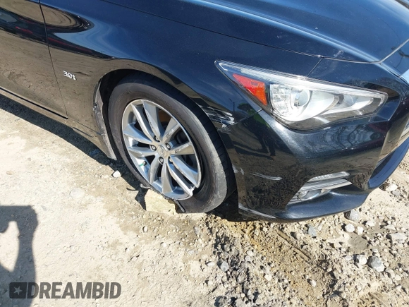 2016 Infiniti Q50 3.0t Premium with VIN JN1EV7AR4GM345731, listed as a IAAI auction lot 41836075 with 88,682 mi miles. Bid and sale history available at carsss.com. Image 6.