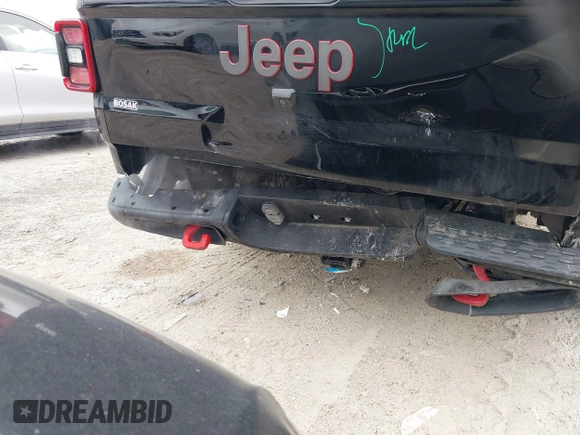 2022 Jeep Gladiator Rubicon with VIN 1C6JJTBG7NL145501, listed as a IAAI auction lot 41506842 with 20,593 mi miles and . Bid and sale history available at DreamBid. Image 17.
