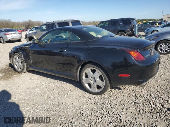 2005 Lexus SC with VIN JTHFN48Y950067800, listed as a Copart auction lot 49447765 with 76,030 mi miles and Salvage Title. Bid and sale history available at carsss.com. Image 2.