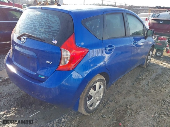 2015 Nissan Versa Note S Plus with VIN 3N1CE2CP9FL360627, listed as a IAAI auction lot 41780780 with 140,417 mi miles. Bid and sale history available at carsss.com. Image 4.