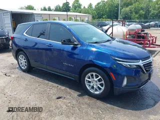 2022 Chevrolet Equinox LT z VIN 3GNAXKEV7NL169272, wystawiony jako IAAI lot #42371473 z przebiegiem 73 073 mil mil oraz . Historia ofert i sprzedaży dostępna na DreamBid. Obrazek 1.