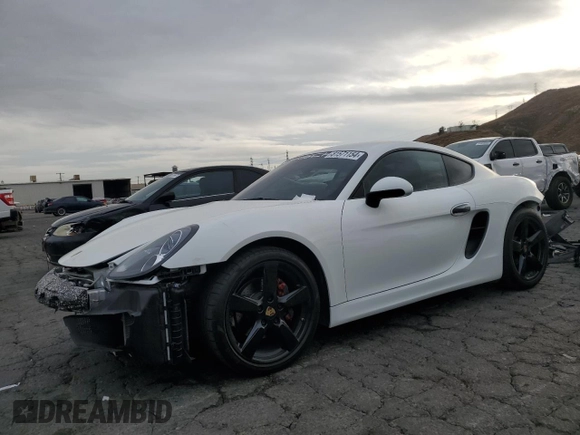 2015 Porsche 718 Cayman z VIN WP0AA2A8XFK164824, wystawiony jako Copart lot #81571154 z przebiegiem 26 535 mil mil oraz Szkoda całkowita • Salvage title. Historia ofert i sprzedaży dostępna na DreamBid. Obrazek 1.