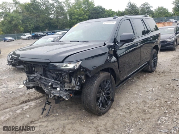 2024 Cadillac Escalade Sport Platinum with VIN 1GYS4GKT1RR126402, listed as a Copart auction lot 64474494 with 15,333 mi miles and Salvage Title. Bid and sale history available at carsss.com. Image 1.
