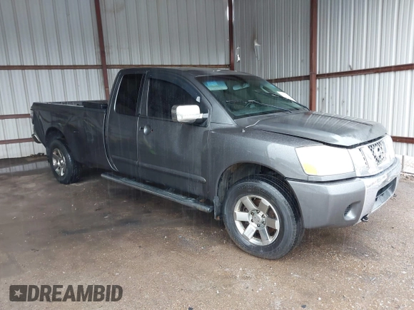 2008 Nissan Titan SE with VIN 1N6BA06F08N332422, listed as a IAAI auction lot 41557137 with 204,735 mi miles and . Bid and sale history available at DreamBid. Image 1.