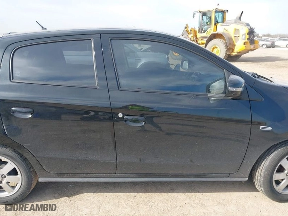 2015 Mitsubishi Mirage ES with VIN ML32A4HJ9FH052900, listed as a IAAI auction lot 41698635 with 100,713 mi miles. Bid and sale history available at carsss.com. Image 13.