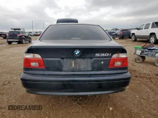 2001 BMW 5 Series 530i z VIN WBADT63451CF13044, wystawiony jako Copart lot #59404495 z przebiegiem Nie podano mil oraz Szkoda całkowita • Salvage title. Historia ofert i sprzedaży dostępna na DreamBid. Obrazek 6.