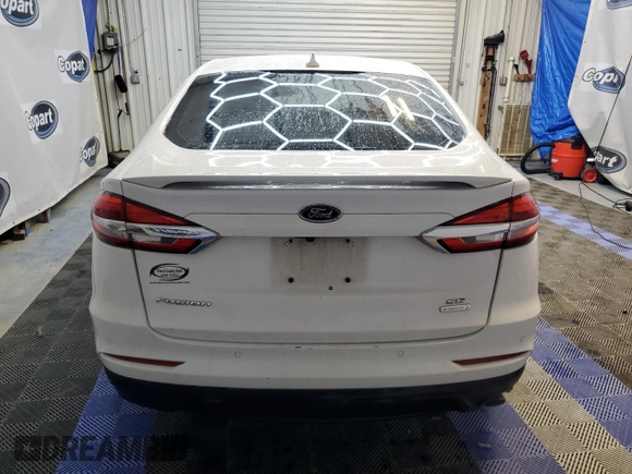 2019 Ford Fusion SE with VIN 3FA6P0HD9KR160433, listed as a Copart auction lot 52127725 with 160,025 mi miles and Clean Title. Bid and sale history available at carsss.com. Image 6.