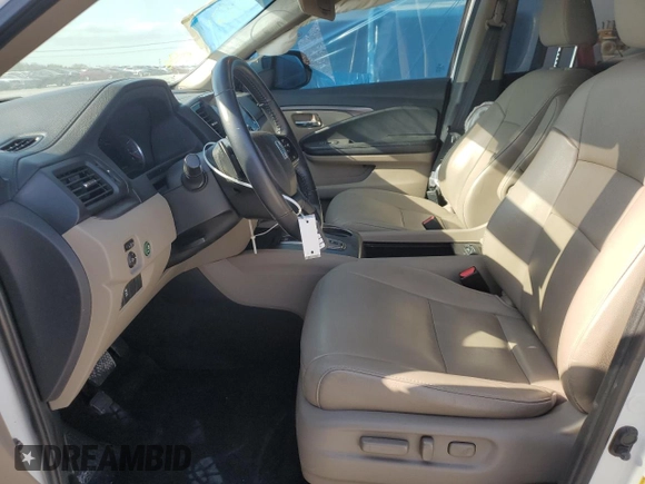 2021 Honda Pilot EX-L with VIN 5FNYF5H54MB002775, listed as a Copart auction lot 52244475 with 44,210 mi miles and Salvage Title. Bid and sale history available at carsss.com. Image 7.