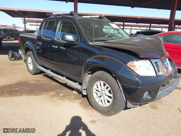 2018 Nissan Frontier SV V6 with VIN 1N6AD0ER5JN738443, listed as a IAAI auction lot 41333482 with 91556 miles. Bid and sale history available at carsss.com. Image 1.
