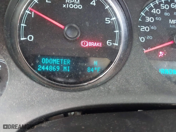 2009 Chevrolet Suburban LT w/2LT with VIN 1GNFC26089R273028, listed as a IAAI auction lot 41669345 with 244,869 mi miles. Bid and sale history available at carsss.com. Image 7.