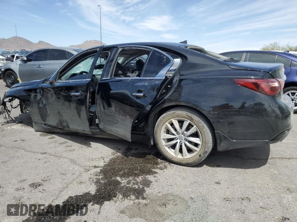 2021 Infiniti Q50 Pure with VIN JN1EV7APXMM704526, listed as a Copart auction lot 53291505 with 49,078 mi miles and Salvage title. Bid and sale history available at DreamBid. Image 2.
