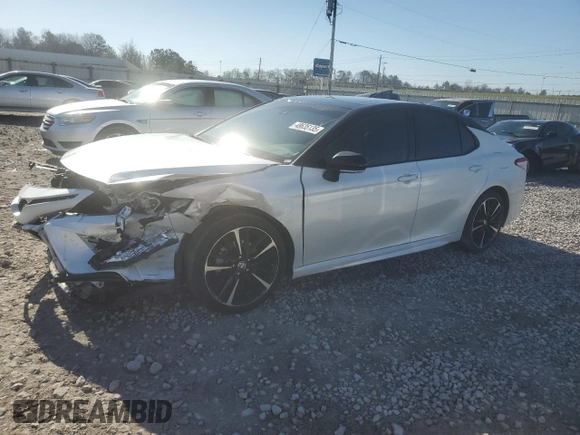 2020 Toyota Camry XSE with VIN 4T1K61AK8LU372739, listed as a Copart auction lot 48635135 with 75,788 mi miles and Salvage Title. Bid and sale history available at DreamBid. Image 1.