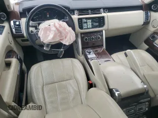 2014 Land Rover Range Rover HSE with VIN SALGS2WF9EA176815, listed as a Copart auction lot 58068405 with 155,260 mi miles and Salvage title. Bid and sale history available at DreamBid. Image 8.