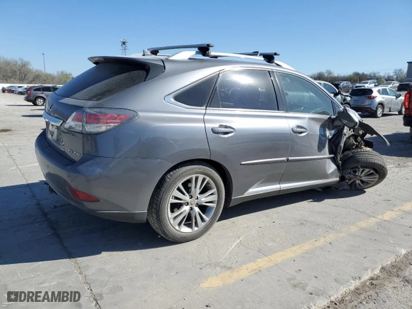 2013 Lexus RX 350 with VIN 2T2ZK1BA6DC091716, listed as a Copart auction lot 49956185 with 0 mi miles and Salvage Title. Bid and sale history available at carsss.com. Image 3.