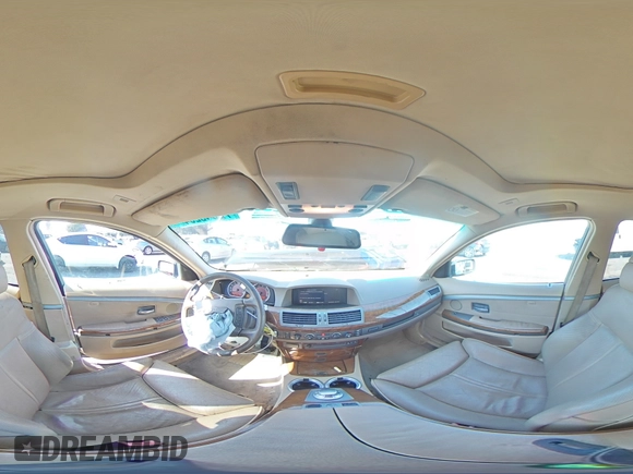 2003 BMW 7 Series 745Li with VIN WBAGN63413DR12213, listed as a Copart auction lot 72643284 with 186,506 mi miles and Salvage Title. Bid and sale history available at carsss.com. Image 12.