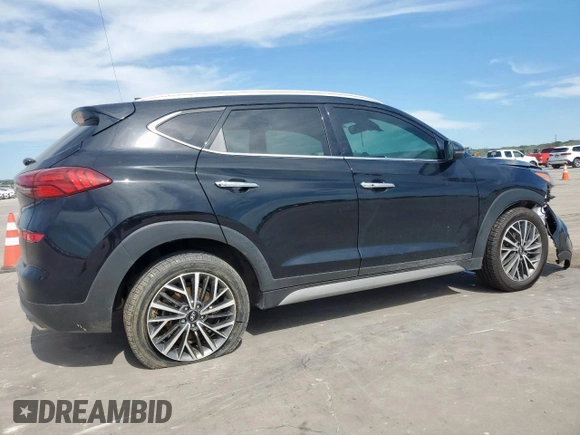 2021 Hyundai Tucson SEL z VIN KM8J33AL5MU370313, wystawiony jako Copart lot #57982665 z przebiegiem 33 266 mil mil oraz Szkoda całkowita • Salvage title. Historia ofert i sprzedaży dostępna na DreamBid. Obrazek 3.