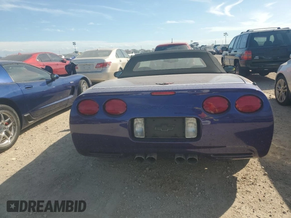 1998 Chevrolet Corvette with VIN 1G1YY32G3W5117020, listed as a Copart auction lot 74991374 with 0 mi miles and Salvage Title. Bid and sale history available at carsss.com. Image 6.