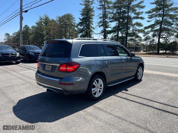 2017 Mercedes-Benz GLS with VIN 4JGDF6EE1HA953972, listed as a Copart auction lot 54620925 with 160,033 mi miles and Clean Title. Bid and sale history available at carsss.com. Image 4.