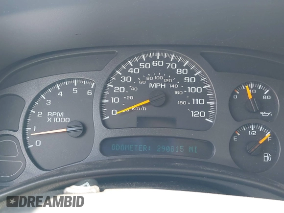 2004 Chevrolet Tahoe LT with VIN 1GNEC13Z84R155532, listed as a IAAI auction lot 42741525 with 290,815 mi miles and . Bid and sale history available at DreamBid. Image 7.