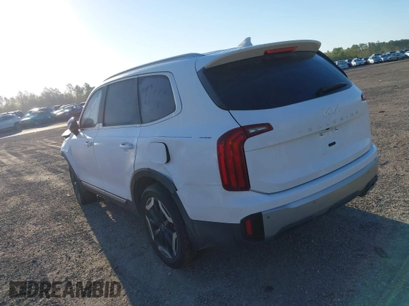 2023 Kia Telluride S with VIN 5XYP64GC8PG327724, listed as a IAAI auction lot 41839462 with 26,891 mi miles and . Bid and sale history available at carsss.com. Image 3.