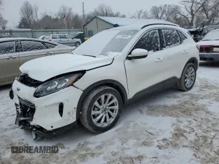 2021 Ford Escape Titanium with VIN 1FMCU9J94MUA26663, listed as a Copart auction lot 41799545 with Not Provided miles and Salvage Title. Bid and sale history available at carsss.com. Image 1.