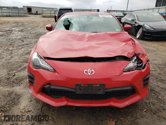 2017 Toyota 86 with VIN JF1ZNAA19H9705026, listed as a Copart auction lot 85244794 with 154,843 mi miles and Salvage Title. Bid and sale history available at carsss.com. Image 5.