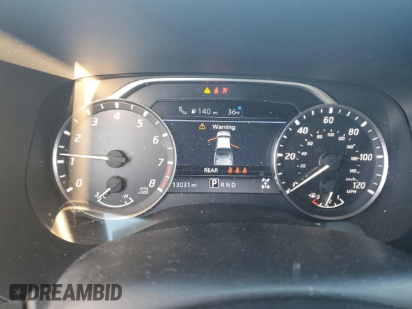 2023 Nissan Frontier SV with VIN 1N6ED1EK7PN672948, listed as a Copart auction lot 45247705 with 13,031 mi miles and Salvage title. Bid and sale history available at DreamBid. Image 9.
