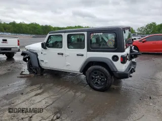 2024 Jeep Wrangler Sport S with VIN 1C4PJXDG3RW173078, listed as a Copart auction lot 57075565 with 26,661 mi miles and Salvage title. Bid and sale history available at DreamBid. Image 2.