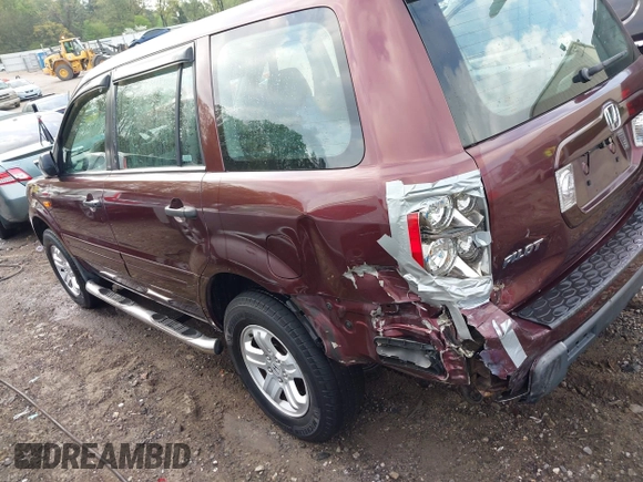 2007 Honda Pilot LX with VIN 5FNYF18127B031444, listed as a IAAI auction lot 41946281 with 169,794 mi miles and . Bid and sale history available at DreamBid. Image 3.