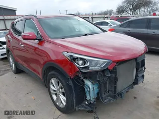 2017 Hyundai Santa Fe Sport 2.0T with VIN 5XYZU4LA6HG409438, listed as a IAAI auction lot 41680534 with 84,035 mi miles. Bid and sale history available at carsss.com. Image 1.
