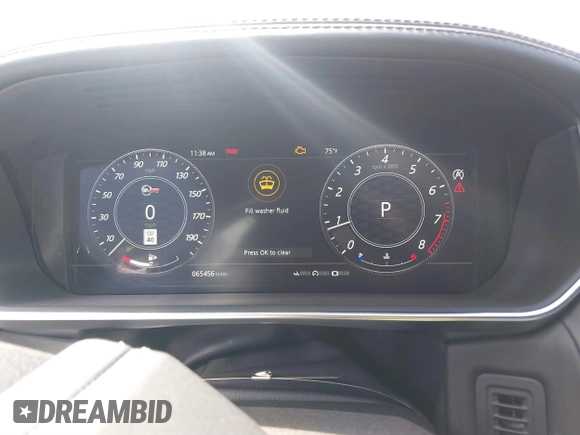 2019 Land Rover Range Rover Sport SVR with VIN SALWZ2SE7KA865879, listed as a IAAI auction lot 41613539 with 65,456 mi miles and . Bid and sale history available at DreamBid. Image 7.
