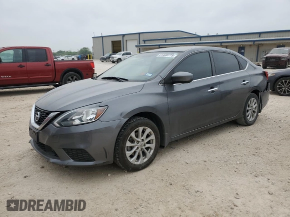2019 Nissan Sentra SV with VIN 3N1AB7AP7KL605290, listed as a Copart auction lot 51438775 with 108,937 mi miles and Salvage Title. Bid and sale history available at DreamBid. Image 1.